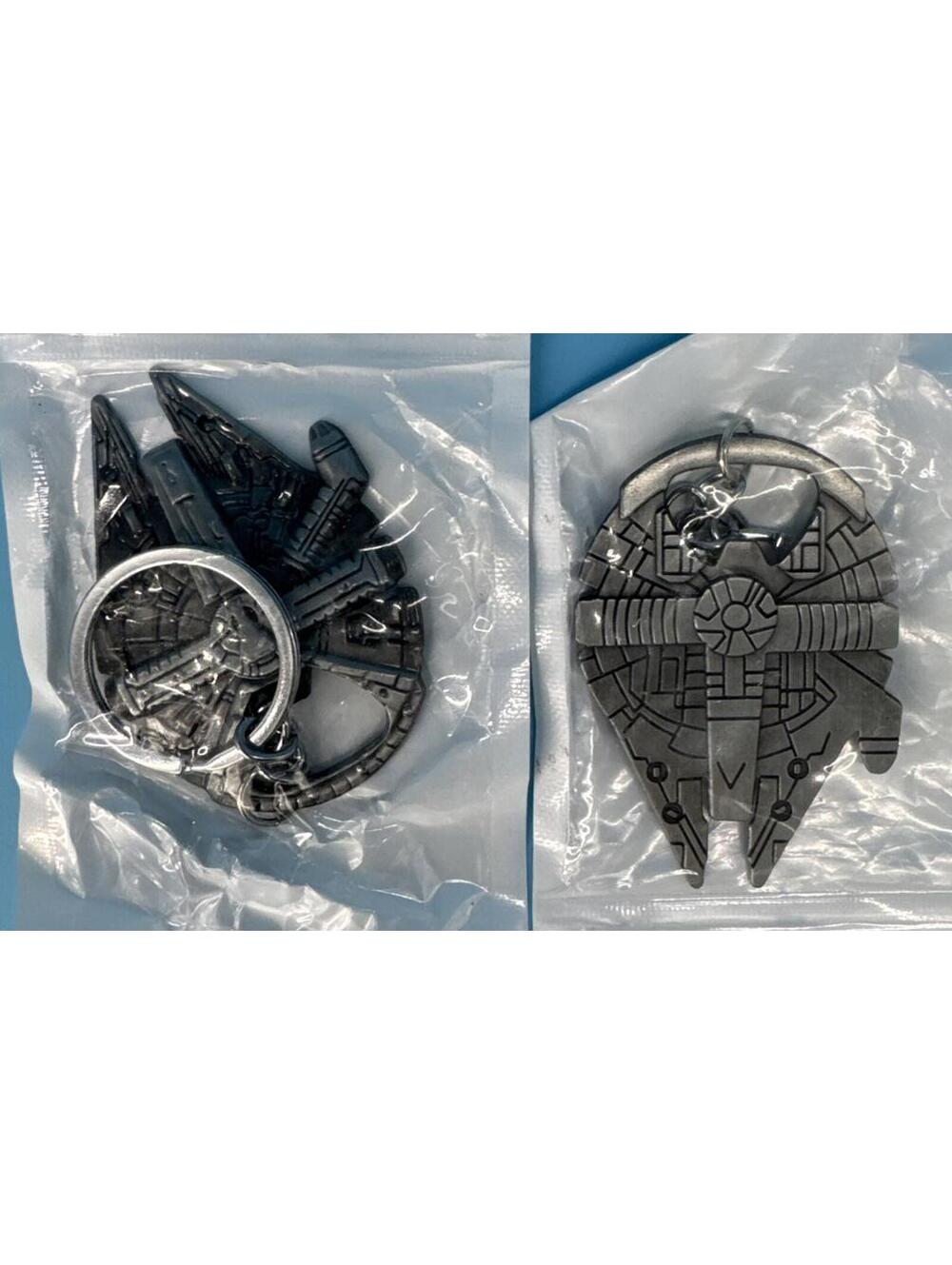 2 Rebel Alliance Star Wars Millennium Falcon Metal Bottle Opener Keychain New